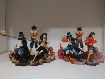 원피스 피규어 루피 에이스 사보 3형제 6체 세트