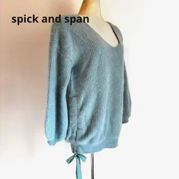 스픽 앤 스팬 AIRLY 벌룬 소매 니트 울 100%