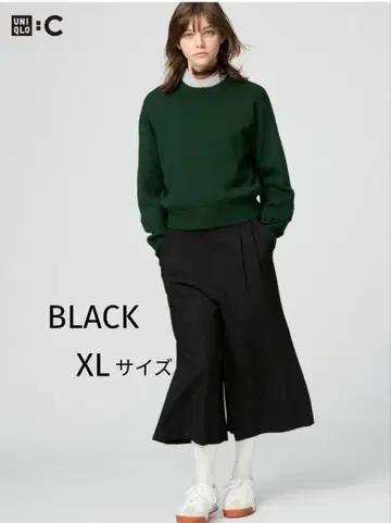 UNIQLO C 큐롯 XL 블랙 유니클로 블랙 LL 사이즈