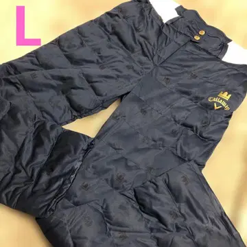 캘러웨이 여성용 골프 팬츠 충전솜 웜 팬츠 네이비 사이즈 L