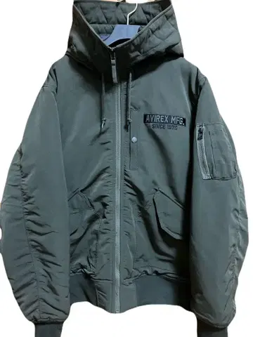 [ 새상품급 ] AVIREX 아비렉스 플라이트 자켓 올리브 2XL