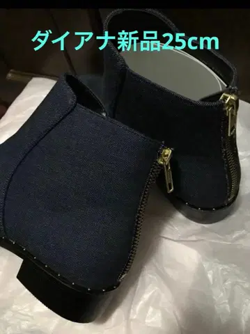 새상품 다이애나 숏부츠 25cm