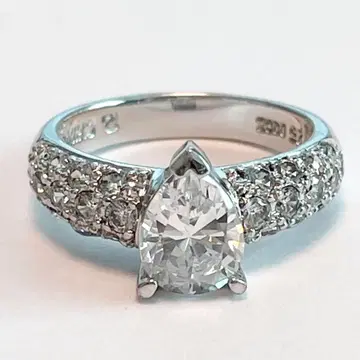 GSTV 큐빅 지르코니아 반지 링 실버 925제