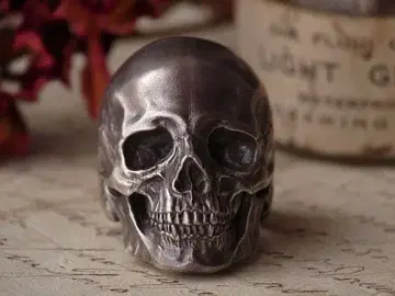 케찰 스컬 반지