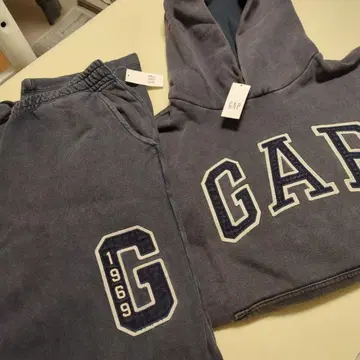새상품 GAP 후드티 S사이즈 상하의 맨투맨 세트 속기모