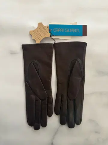 [ 새상품 ] 양가죽 브라운 가죽 장갑 ( 18cm )