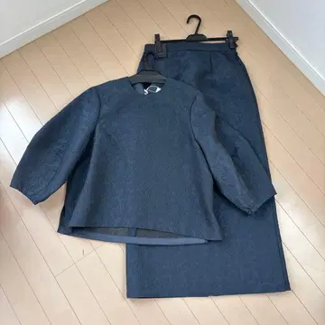 리브 드와 RIVE DROITE 포멀 자카드 블라우스 스커트