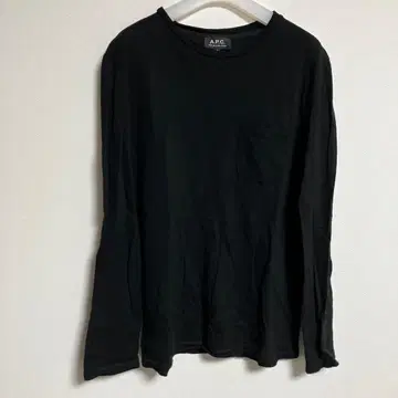 A.P.C. 블랙 긴팔 티셔츠 S