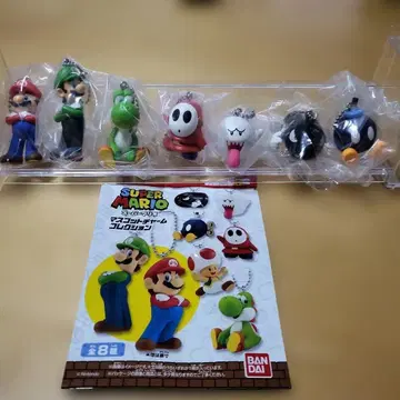 슈퍼 마리오 마스코트 참 컬렉션 7개 세트