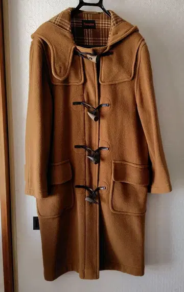 할인 Brompton 캐시미어 블렌드 더플 코트 빈티지