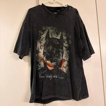 LYFT 배트맨 콜라보 빈티지 빅 T셔츠 M 사이즈 블랙