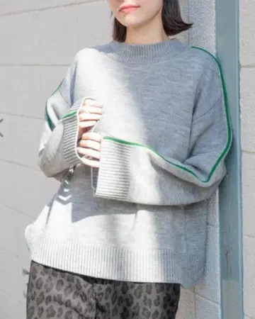 niko and - 사이드 라인 니트 풀오버 새상품