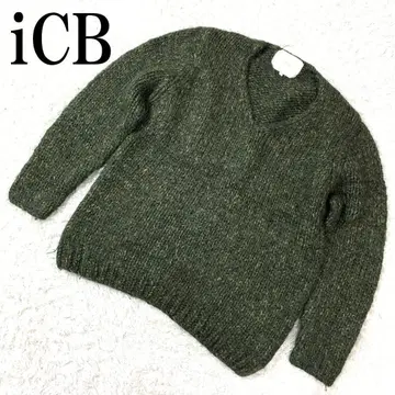 iCB 아이씨비 믹스 니트 그린 L B9470