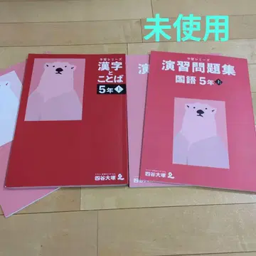 5년 미사용 예습 시리즈 연습문제집, 한자와 말하기 해답 포함