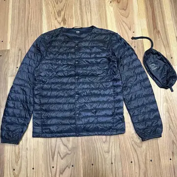 유니클로 UNIQLO 울트라 라이트 다운 V넥 이너 다운 자켓 M