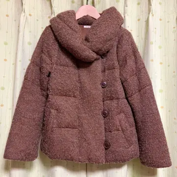 다운 자켓 브라운 M 사이즈
