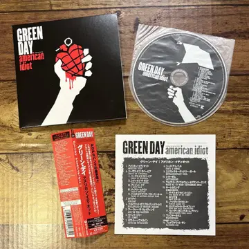 GREEN DAY 아메리칸 이디오트 종이 재킷