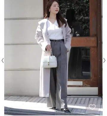 디자인 벨트 스트레이트 팬츠 S 사이즈