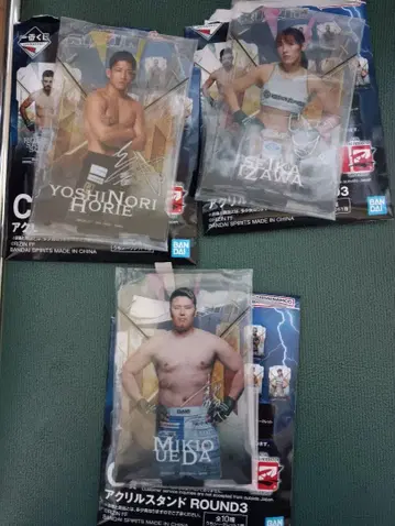 RIZIN 제일복권 C상 아크릴 스탠드 우에다 이자와 호리에