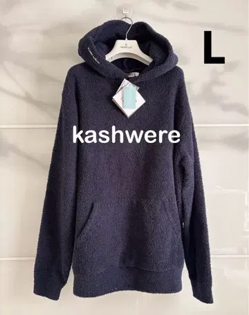 [ 미사용 새상품 ] kashwere/카시웨어/풀오버/후드티/네이비/L