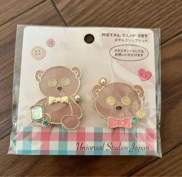 USJ 미니언 팀 메탈 클립 세트 메모 스탠드 밥 유니버셜