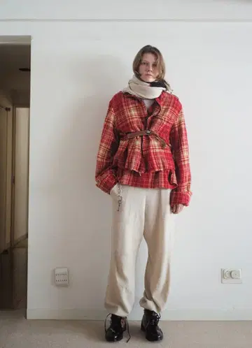 SUNSEA 23AW Shrinkage Check Shirt