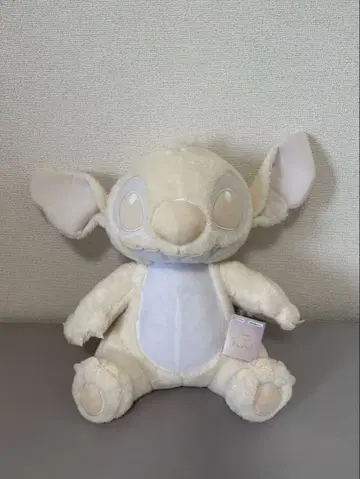 [ 새상품 미사용 ] 디즈니 스티치 100th 플라티나 화이트 봉제 인형