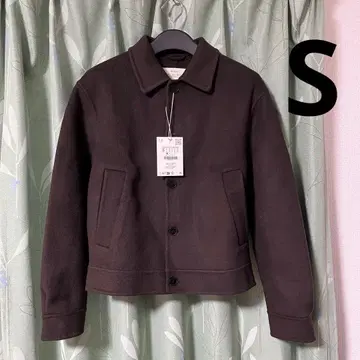 새상품 ZARA origins 울 100% 자켓 S 초콜릿