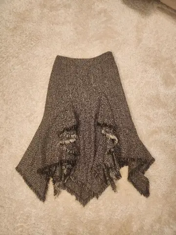 EPOCA 트위드 플레어 스커트 38 새상품급