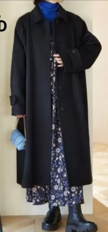 JOURNAL STANDARD 울 비버 스탠 칼라 롱 코트