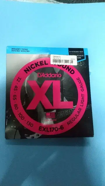 D'Addario EXL170-6 니켈 와운드 6현 세트