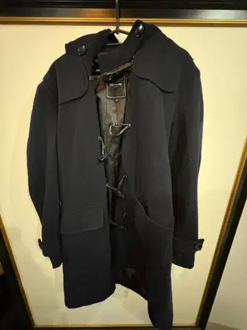 Unrelaxing 하이넥 울 혼방 코트