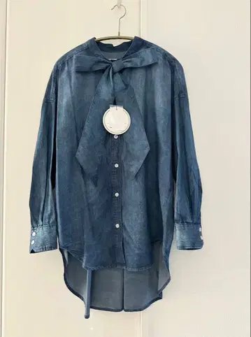 [ MONiLE ] 모니레 바지 데님 보타이 블라우스