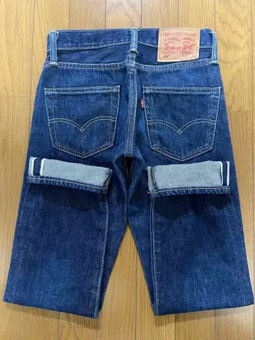 리바이스 511 미국산 콘 데님 화이트 오크 빨간색 귀/W27