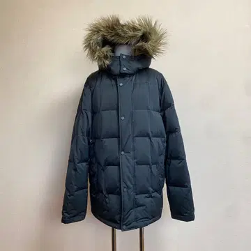 유니클로 프리미엄 다운 자켓 [XL] 깨끗한 상품 후드 퍼 탈부착 OK