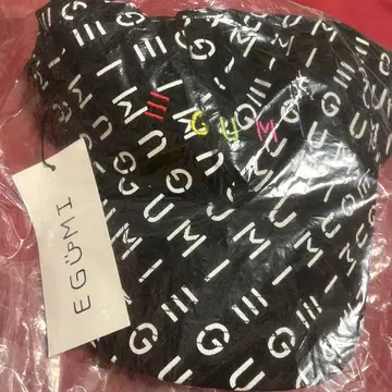 EGUMI MONOGRAM CAP 성우 에구치 타쿠야 새상품 캡 블랙