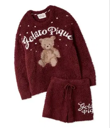 젤라또피케 젤라또 스노우 베어 자카드 풀오버 & 숏팬츠