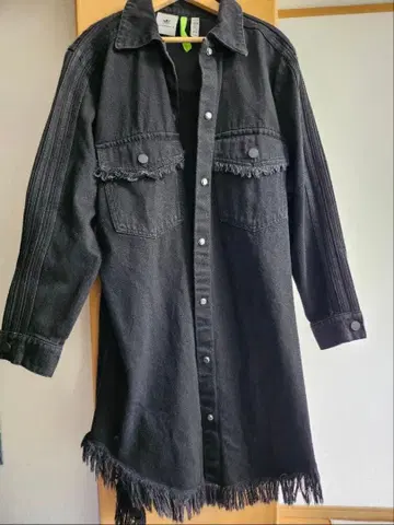 adidas KSENIASCHNAIDER 블랙 데님 자켓