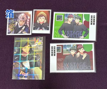 A3! 오미 죠 AGF 마시코레 금박 MANKAI 벨벳 포스터 엽서