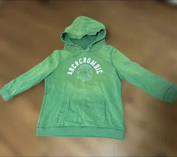 Abercrombie & Fitch 그린 후드티 M 빈티지풍