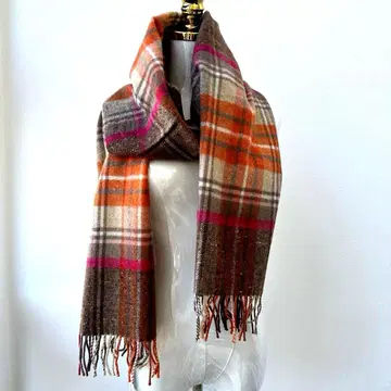 택 포함 새상품 GLEN PRINCE 글렌 프린스 램스울 100% 머플러