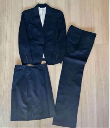 새상품급 SHIPS 여성 수트 3점 (자켓/팬츠/스커트) 일본제