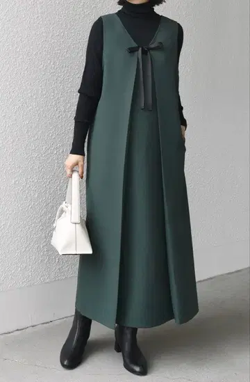 SHIPS.me: 앞뒤 2WAY 리본 오버롤 스커트