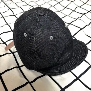 Higher 데님 캡 짧은 챙