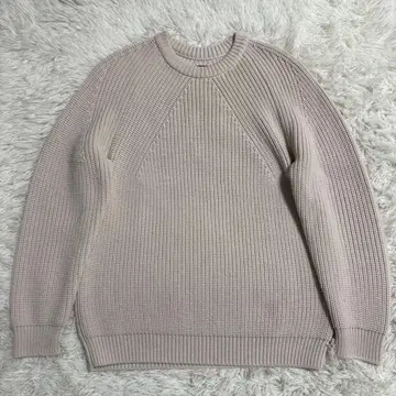 바토너 BATONER 시그니처 크루넥 니트 아이보리 M