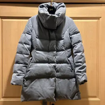 LIP SERVICE 블루 그레이 다운 자켓 하이넥