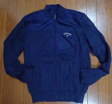 캘러웨이 네이비 집업 스웨터