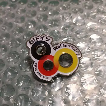 오사카 간사이 만박 2025 독일관 한정판 와! 독일 핀 배지 1개