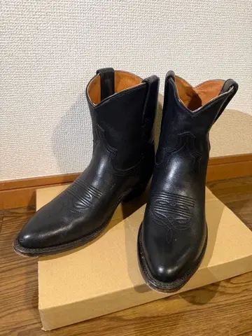 Jaca 블랙 웨스턴 부츠