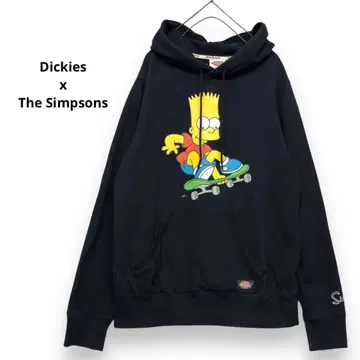 Dickies x The Simpsons 후드티 바트 스케이트보드